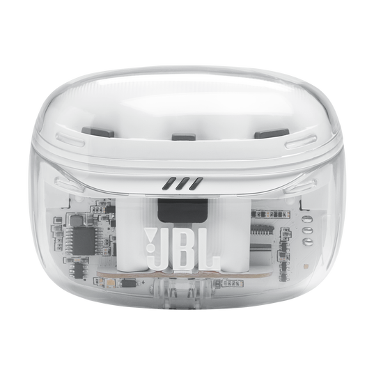JBL Tune Beam 2 Ghost Edition - Ghost White - True Wireless Noise Cancelling Earbuds - Left